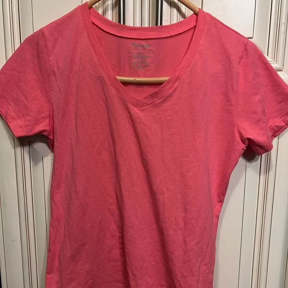 Papaya Red Tee Short Sleeve L